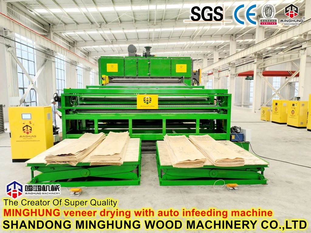 Plywood Veneer Core Roller Mesh Dryer for Veneer Papel Drying Technology